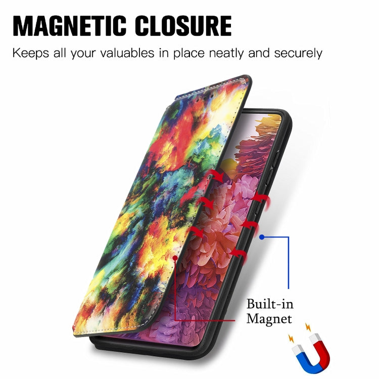 For Samsung Galaxy S20 FE Colorful Magnetic Horizontal Flip PU Leather Case with Holder & Card Slot & Wallet