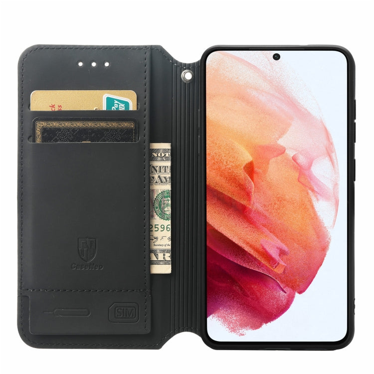 For Samsung Galaxy S21 FE Colorful Magnetic Horizontal Flip PU Leather Case with Holder & Card Slot & Wallet