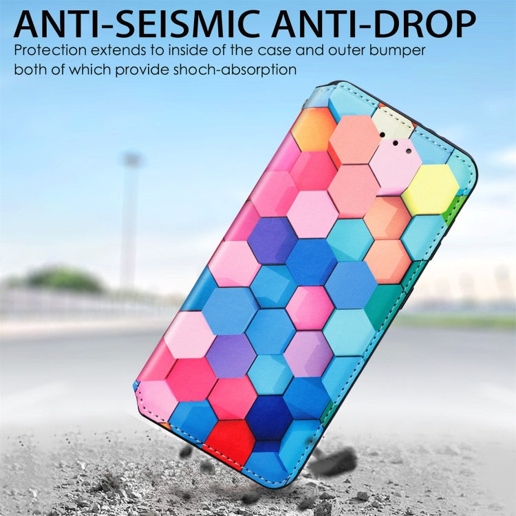 For Samsung Galaxy S21+ 5G Colorful Magnetic Horizontal Flip PU Leather Case with Holder & Card Slot & Wallet