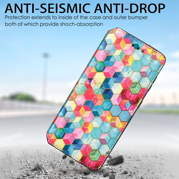 For Samsung Galaxy S21+ 5G Colorful Magnetic Horizontal Flip PU Leather Case with Holder & Card Slot & Wallet