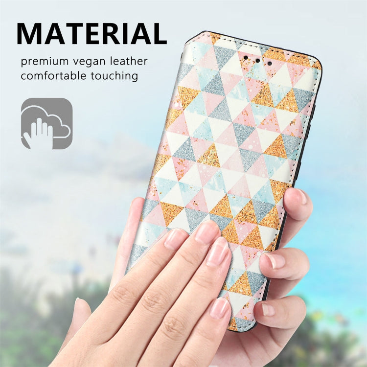 For Samsung Galaxy S21 Ultra 5G Colorful Magnetic Horizontal Flip PU Leather Case with Holder & Card Slot & Wallet