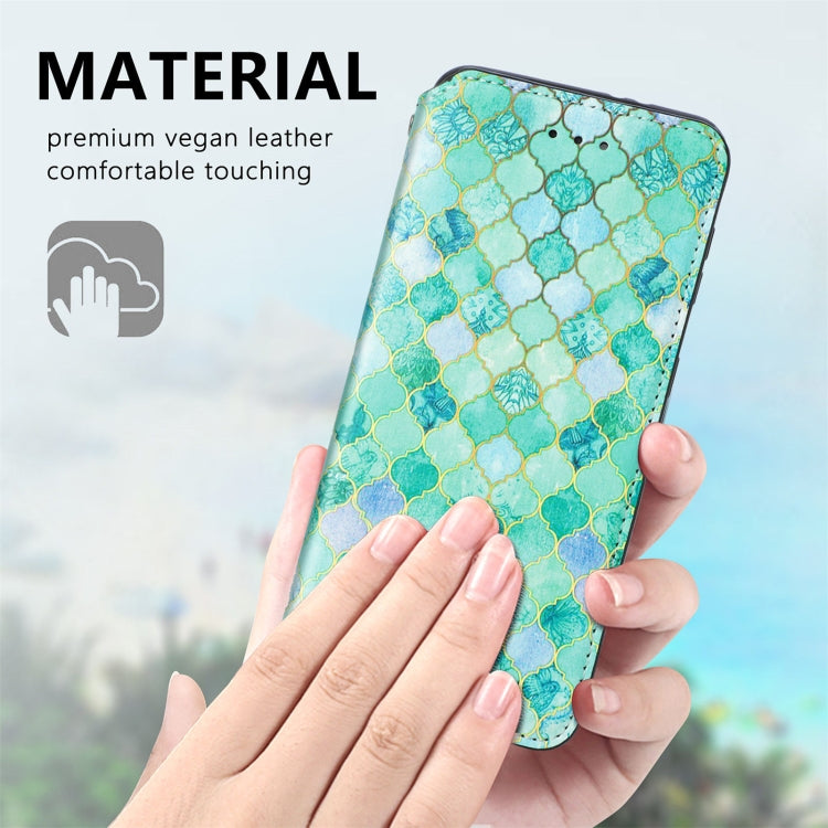 For Samsung Galaxy S21 Ultra 5G Colorful Magnetic Horizontal Flip PU Leather Case with Holder & Card Slot & Wallet
