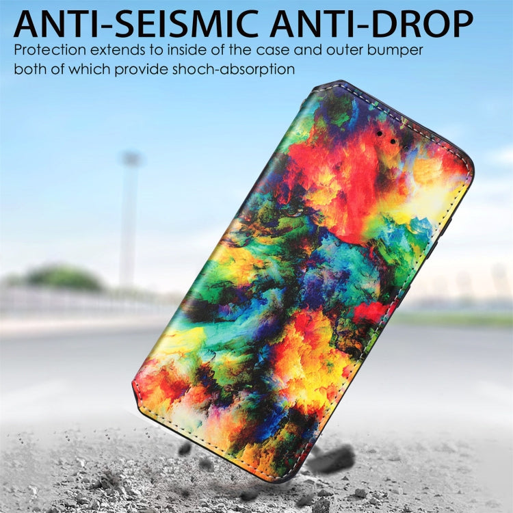 For Samsung Galaxy S21 5G Colorful Magnetic Horizontal Flip PU Leather Case with Holder & Card Slot & Wallet