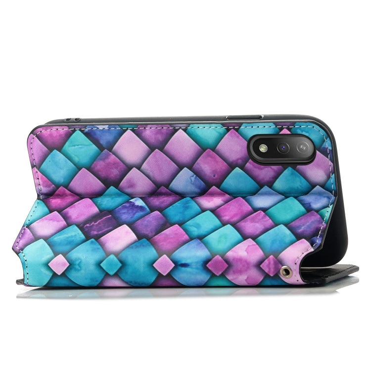 For Sony Xperia Ace II Colorful Magnetic Horizontal Flip PU Leather Case with Holder & Card Slot & Wallet