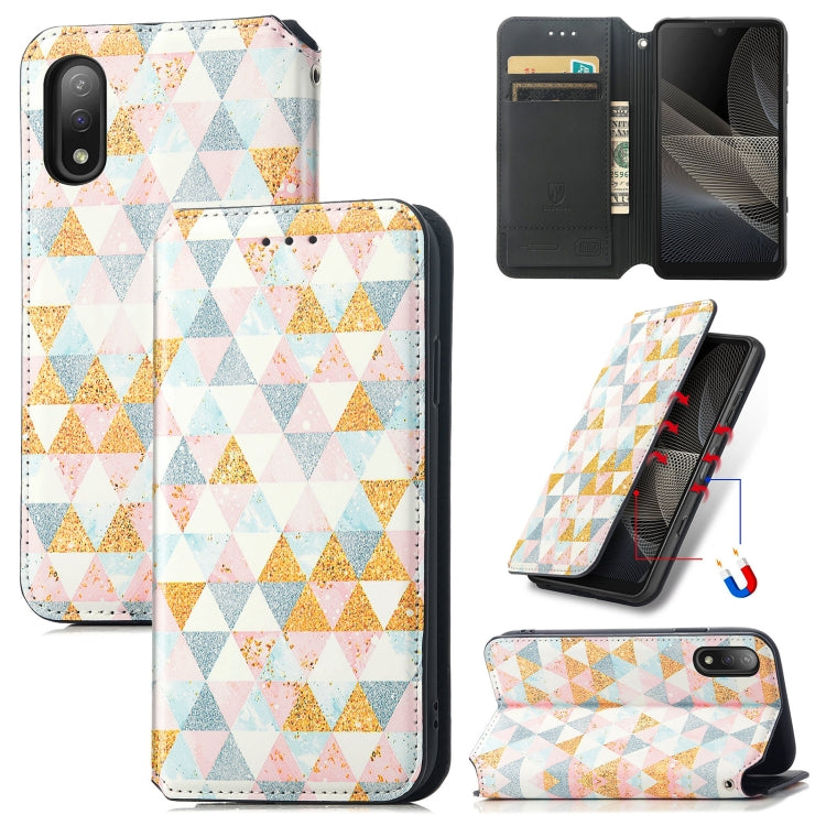 For Sony Xperia Ace II Colorful Magnetic Horizontal Flip PU Leather Case with Holder & Card Slot & Wallet