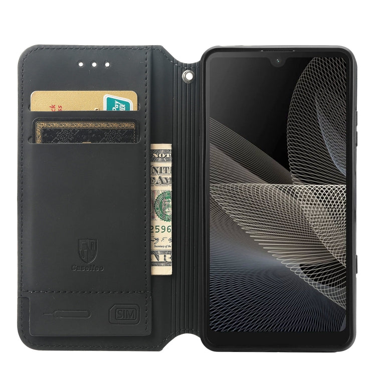 For Sony Xperia Ace II Colorful Magnetic Horizontal Flip PU Leather Case with Holder & Card Slot & Wallet