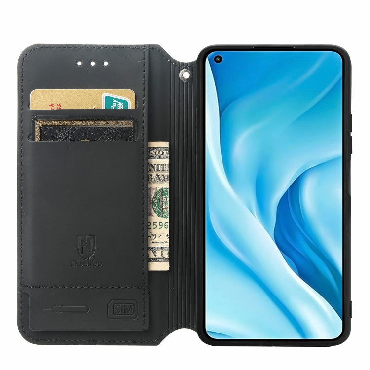 For Xiaomi Mi 11 Lite Colorful Magnetic Horizontal Flip PU Leather Case with Holder & Card Slot & Wallet