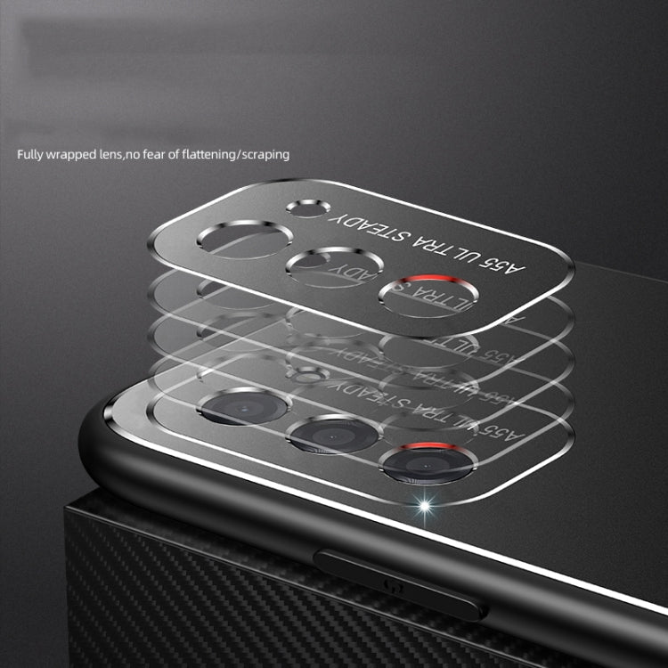 For OPPO A55 Cool Frosted Metal TPU Shockproof Case