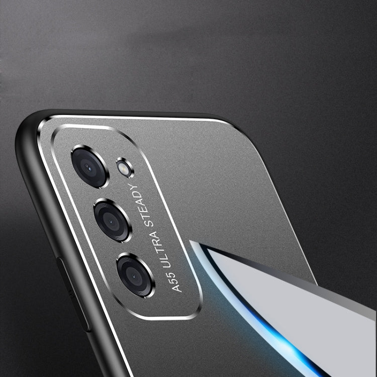 For OPPO A93 / A74 / A54 Cool Frosted Metal TPU Shockproof Case