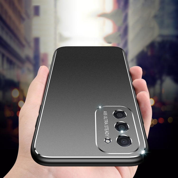 For OPPO K9 Cool Frosted Metal TPU Shockproof Case