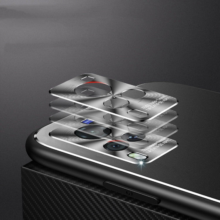 For vivo X60 Pro Cool Frosted Metal TPU Shockproof Case