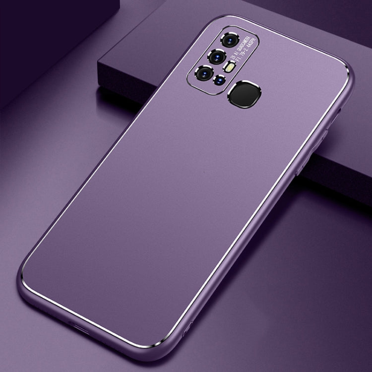 For vivo Z6 5G Cool Frosted Metal TPU Shockproof Case