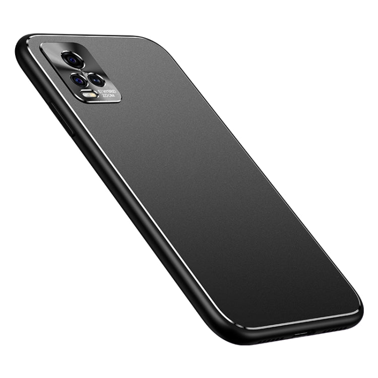 For vivo S7 Cool Frosted Metal TPU Shockproof Case