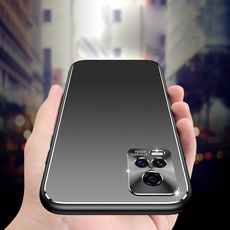 For vivo S7 Cool Frosted Metal TPU Shockproof Case