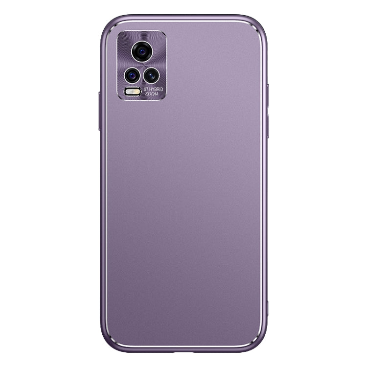 For vivo S7 Cool Frosted Metal TPU Shockproof Case