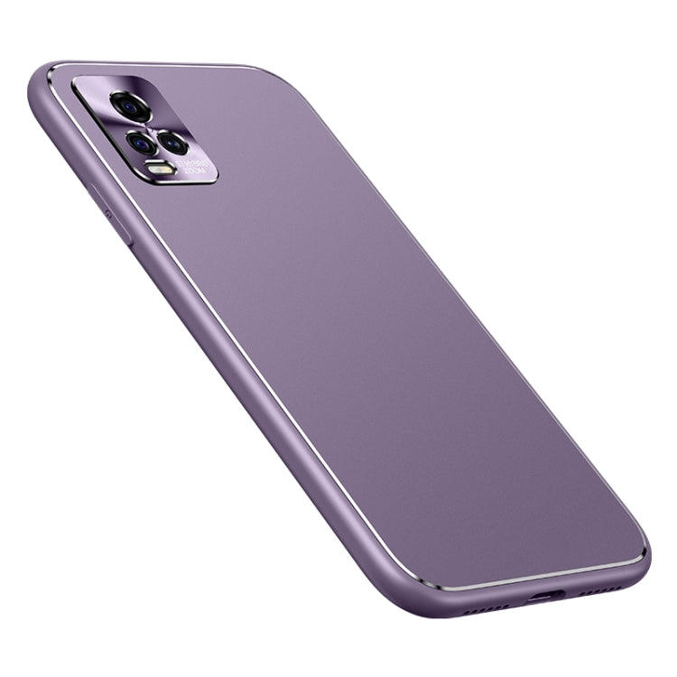 For vivo S7 Cool Frosted Metal TPU Shockproof Case