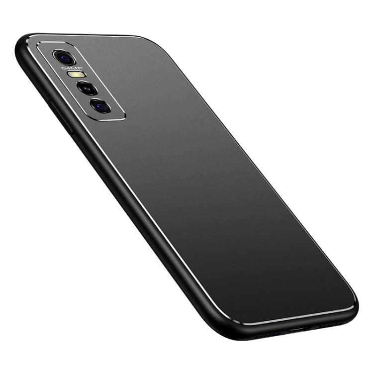 For vivo S7e / Y73s Cool Frosted Metal TPU Shockproof Case