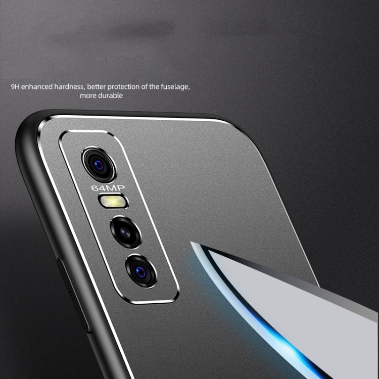 For vivo S7e / Y73s Cool Frosted Metal TPU Shockproof Case