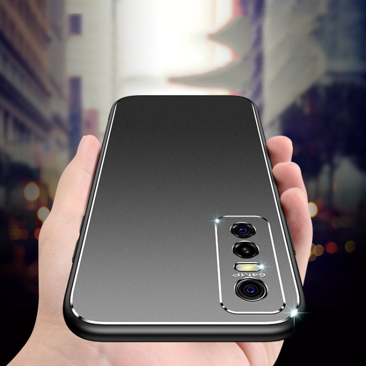 For vivo S7e / Y73s Cool Frosted Metal TPU Shockproof Case