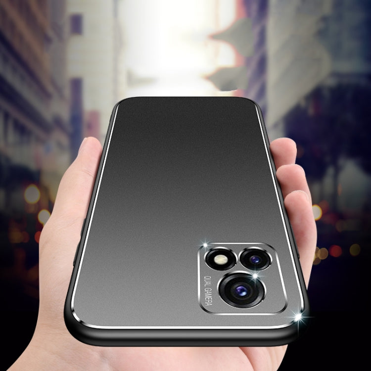 For vivo Y52s / Y31s / iQOO U3 / iQOO U3x Cool Frosted Metal TPU Shockproof Case