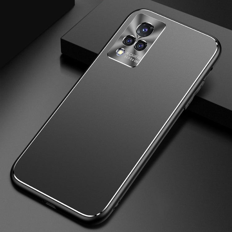 For vivo S9 Cool Frosted Metal TPU Shockproof Case