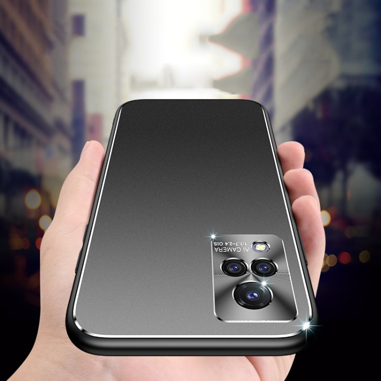 For vivo S9 Cool Frosted Metal TPU Shockproof Case