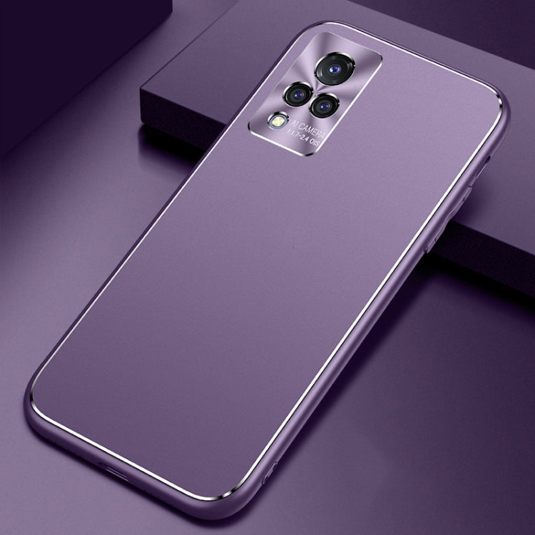 For vivo S9 Cool Frosted Metal TPU Shockproof Case