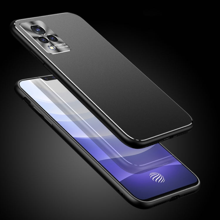 For vivo S9 Cool Frosted Metal TPU Shockproof Case