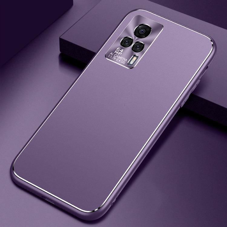 For vivo S9e Cool Frosted Metal TPU Shockproof Case