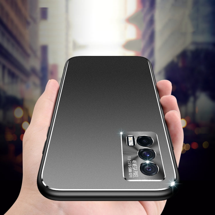 For vivo iQOO Neo5 Cool Frosted Metal TPU Shockproof Case