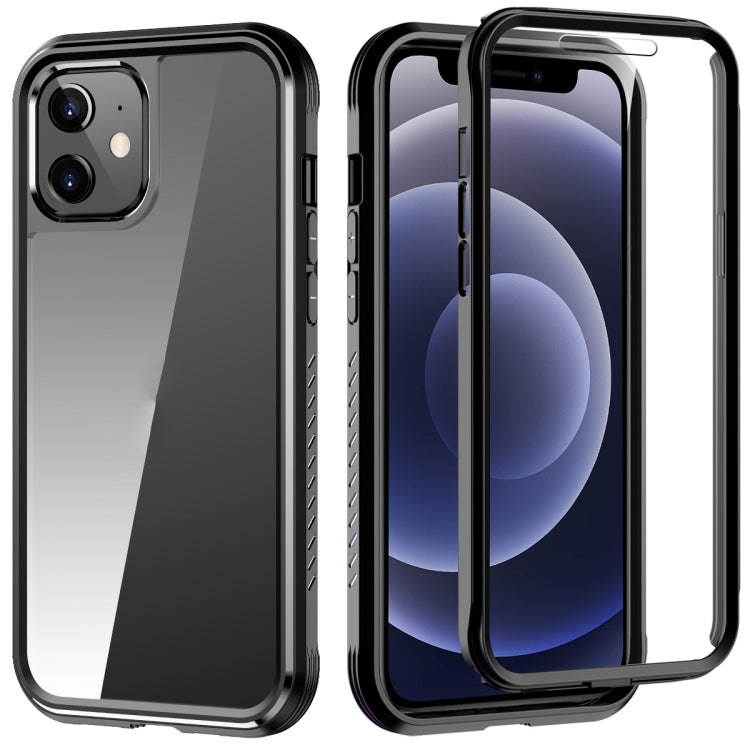 For iPhone 12 mini C1 2 in 1 Shockproof TPU + PC Protective Case with PET Screen Protector