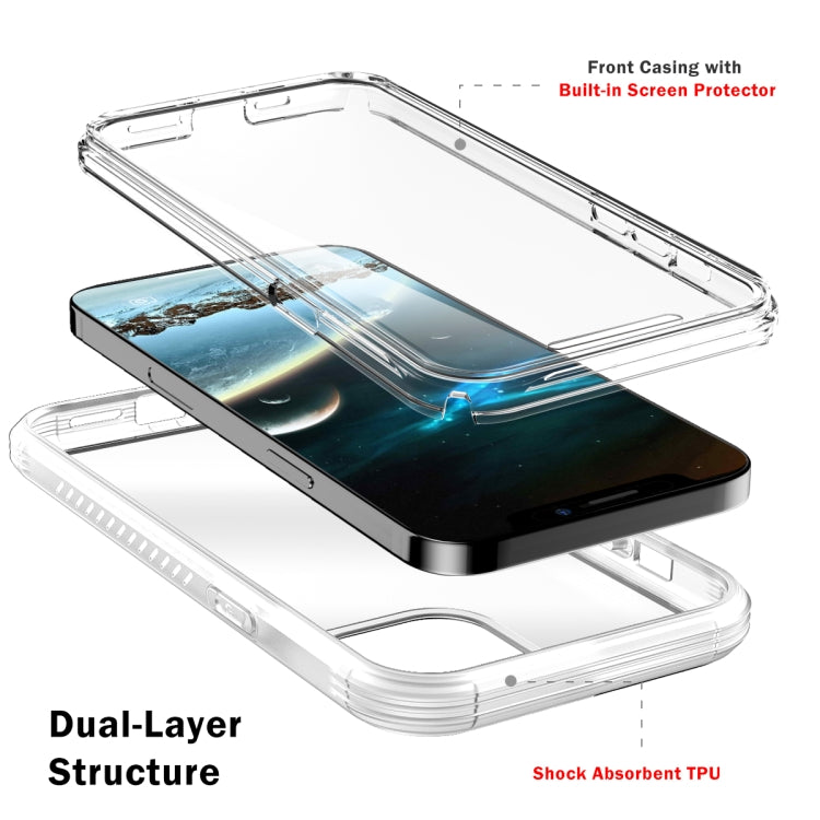 For iPhone 12 mini C1 2 in 1 Shockproof TPU + PC Protective Case with PET Screen Protector