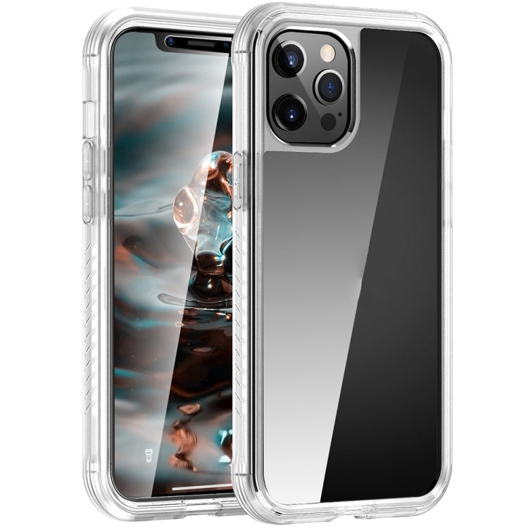 For iPhone 12 / 12 Pro C1 2 in 1 Shockproof TPU + PC Protective Case with PET Screen Protector