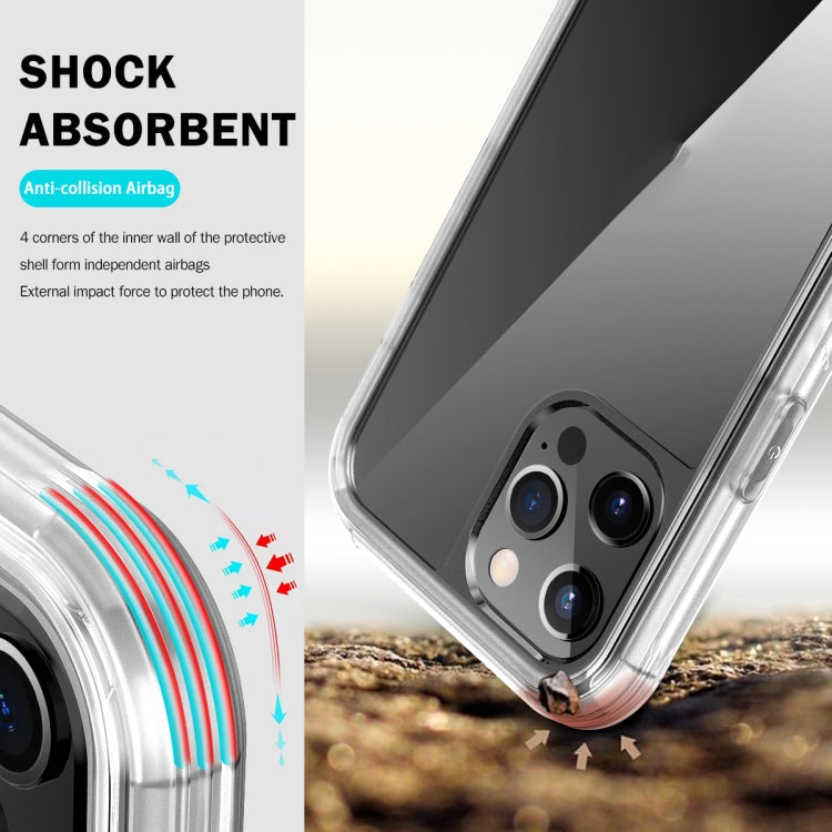 For iPhone 12 / 12 Pro C1 2 in 1 Shockproof TPU + PC Protective Case with PET Screen Protector