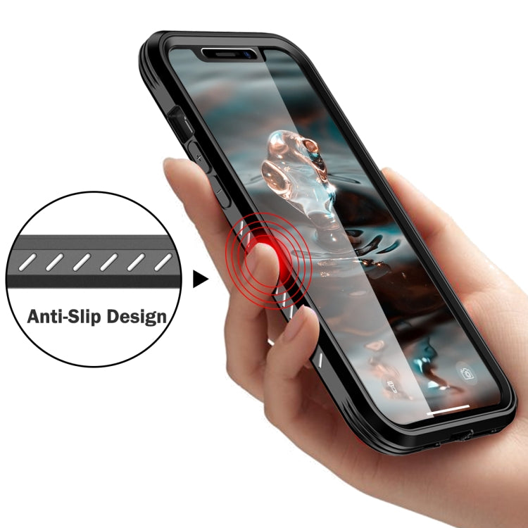 For iPhone 12 Pro Max C1 2 in 1 Shockproof TPU + PC Protective Case with PET Screen Protector