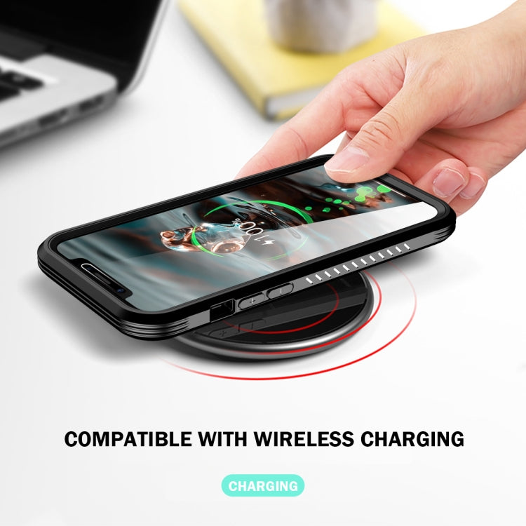 For iPhone 12 Pro Max C1 2 in 1 Shockproof TPU + PC Protective Case with PET Screen Protector