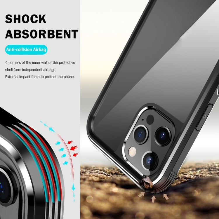 For iPhone 12 Pro Max C1 2 in 1 Shockproof TPU + PC Protective Case with PET Screen Protector
