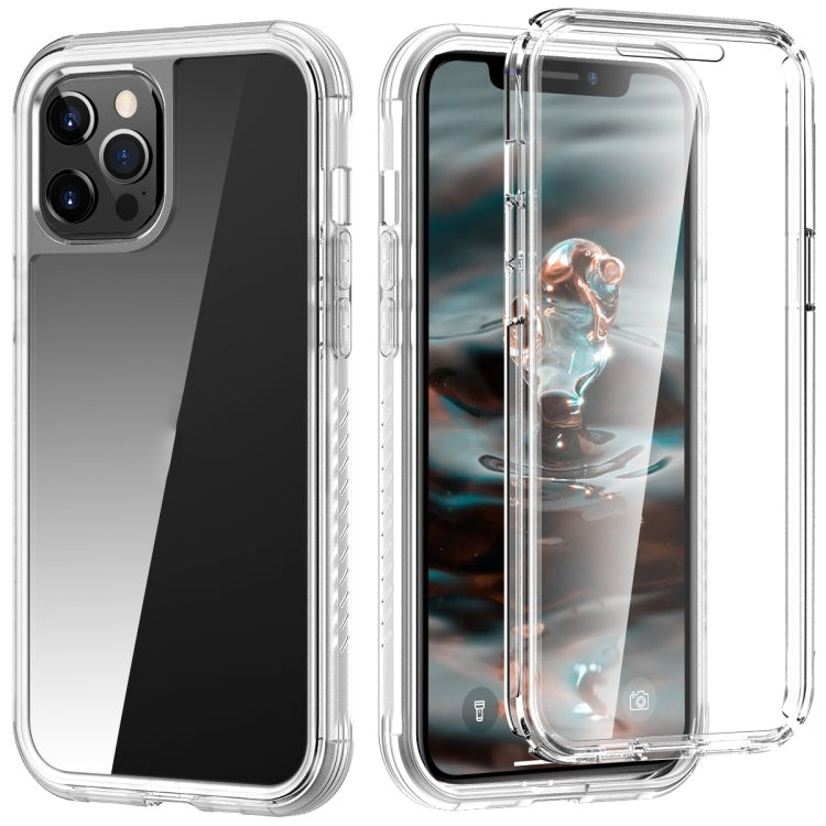 For iPhone 12 Pro Max C1 2 in 1 Shockproof TPU + PC Protective Case with PET Screen Protector