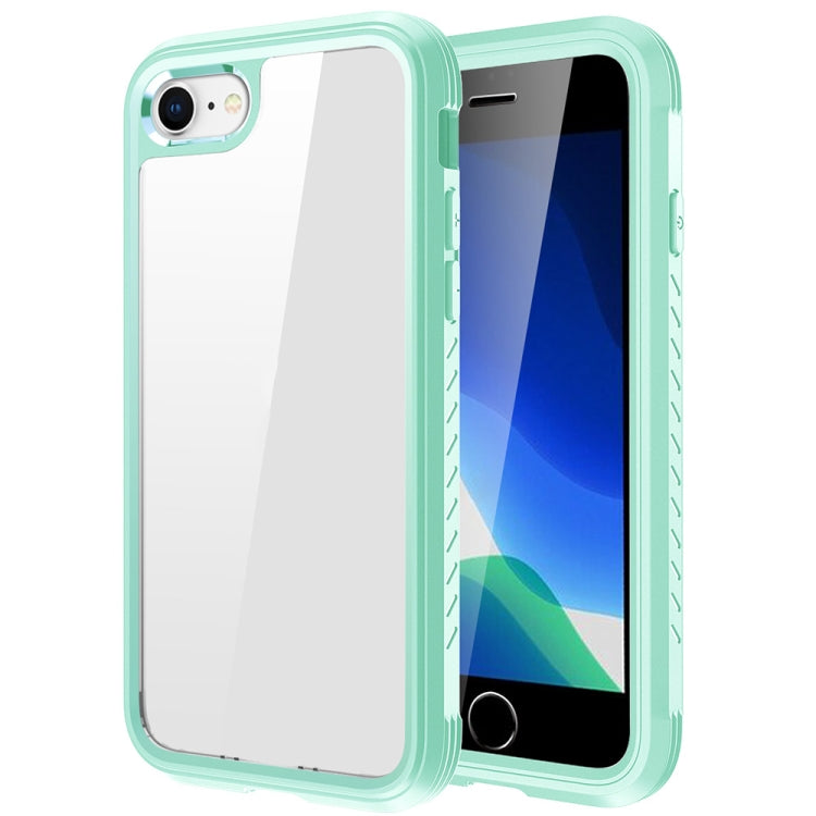 For iPhone SE 2022 / SE 2020 / 8 / 7 C1 2 in 1 Shockproof TPU + PC Protective Case with PET Screen Protector