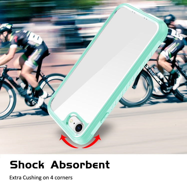 For iPhone SE 2022 / SE 2020 / 8 / 7 C1 2 in 1 Shockproof TPU + PC Protective Case with PET Screen Protector