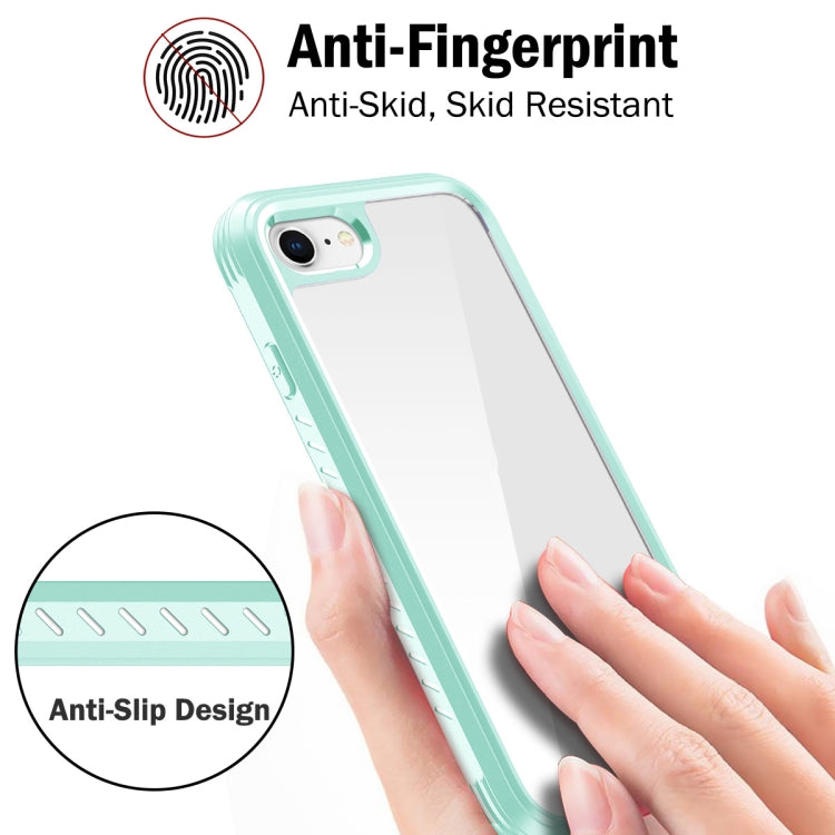 For iPhone SE 2022 / SE 2020 / 8 / 7 C1 2 in 1 Shockproof TPU + PC Protective Case with PET Screen Protector