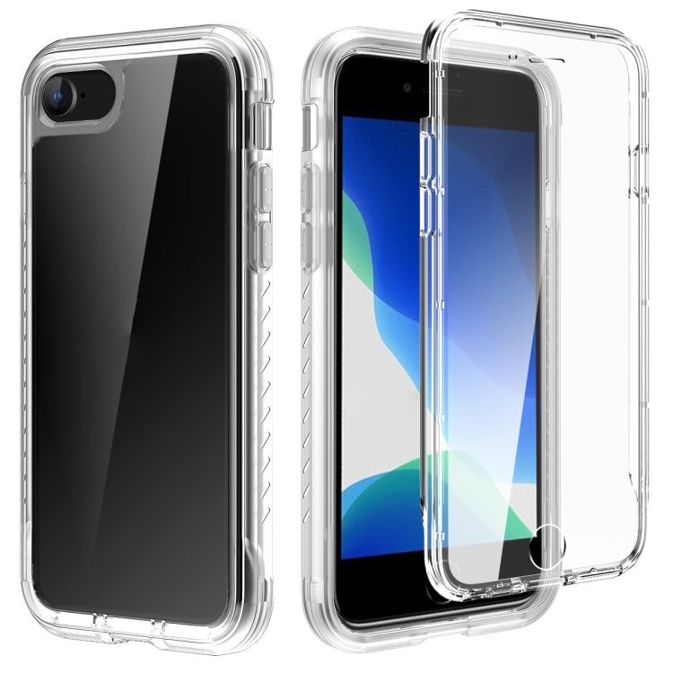For iPhone SE 2022 / SE 2020 / 8 / 7 C1 2 in 1 Shockproof TPU + PC Protective Case with PET Screen Protector