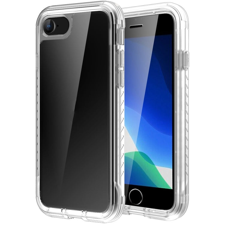 For iPhone SE 2022 / SE 2020 / 8 / 7 C1 2 in 1 Shockproof TPU + PC Protective Case with PET Screen Protector