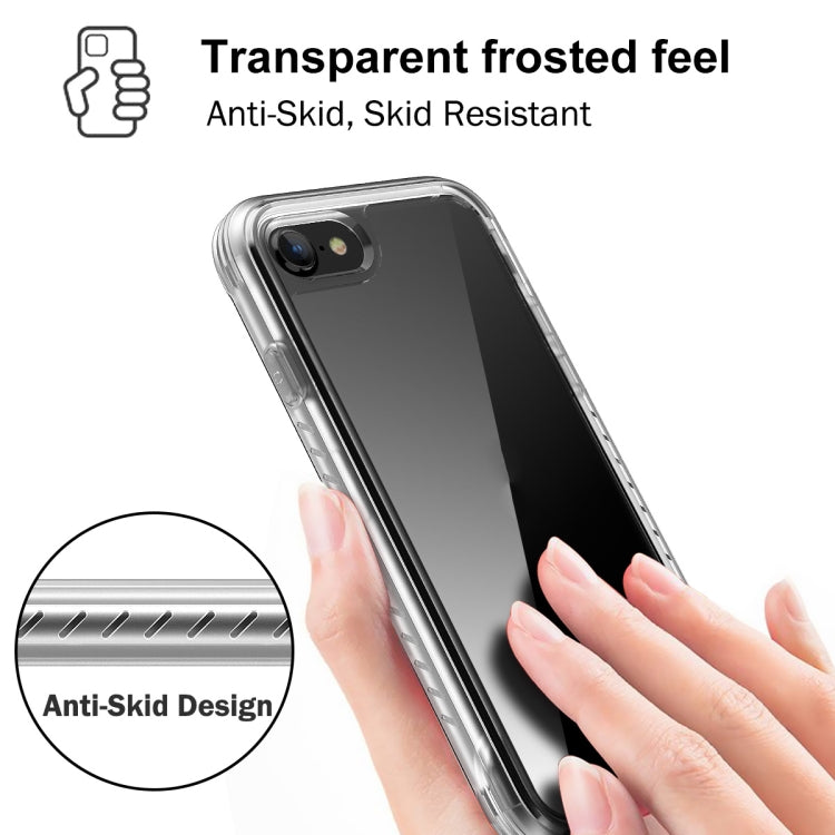 For iPhone SE 2022 / SE 2020 / 8 / 7 C1 2 in 1 Shockproof TPU + PC Protective Case with PET Screen Protector