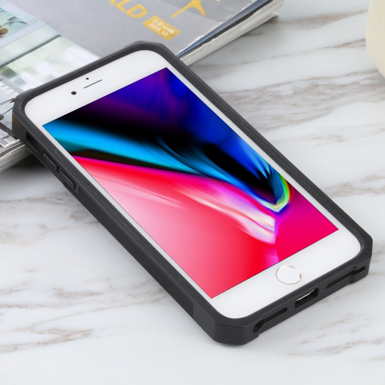 Sliding Camera Cover Design PC + TPU Shockproof Case with Ring Holder & Card Slot For iPhone 8 Plus / 7 Plus / 6s Plus / 6 Plus