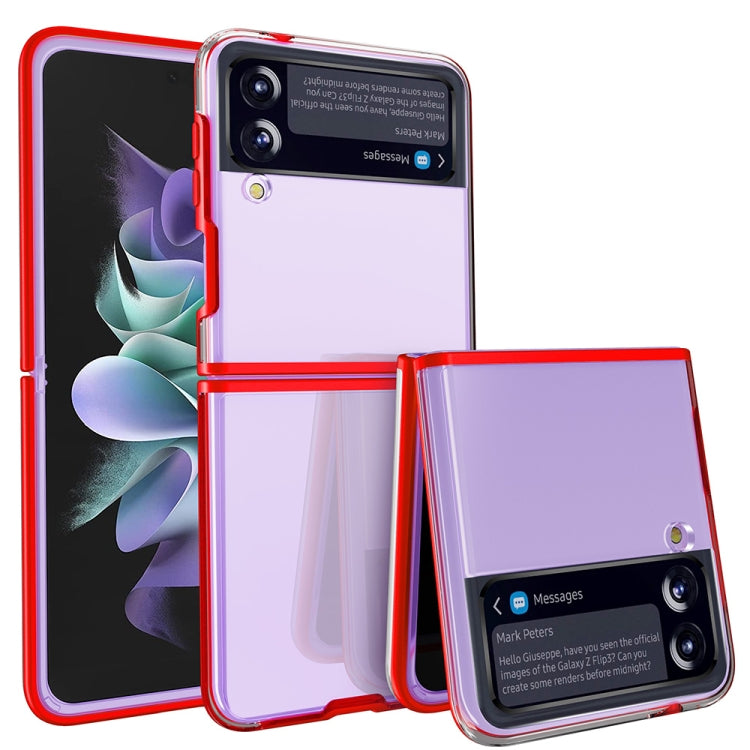 For Samsung Galaxy Z Flip3 5G Simple All-inclusive Clear Crystal PC +TPU Shockproof Case