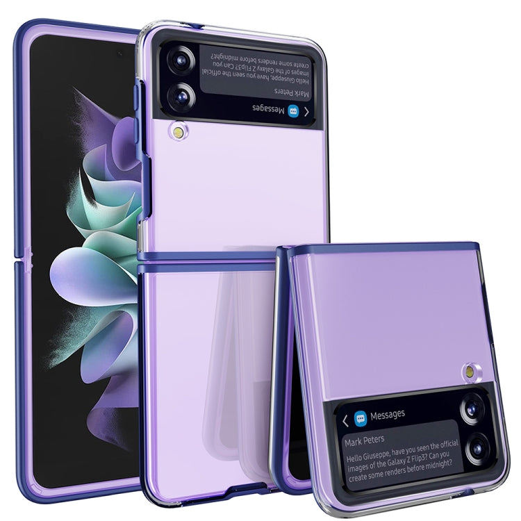 For Samsung Galaxy Z Flip3 5G Simple All-inclusive Clear Crystal PC +TPU Shockproof Case