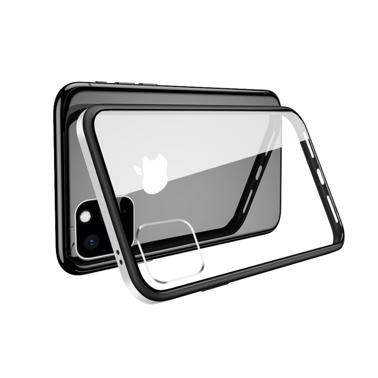 For iPhone 11 Pro Max SULADA Shockproof Aviation Aluminum Metal Frame + Nano Glass + TPU Protective Case