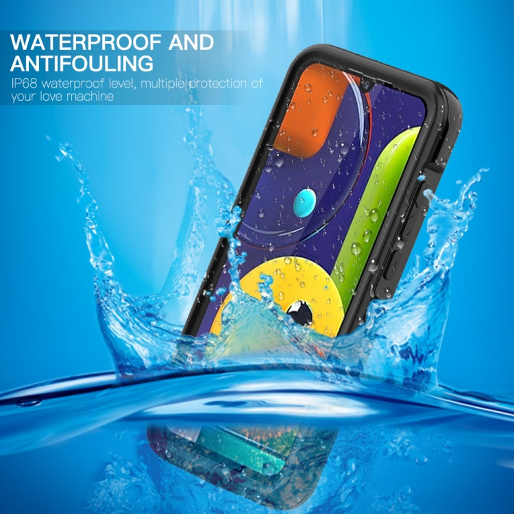 For Samsung Galaxy A02s RedPepper Shockproof Waterproof PC + TPU Protective Case(Black)