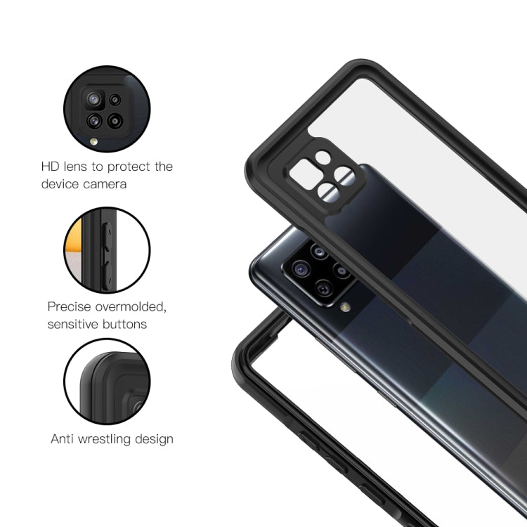 For Samsung Galaxy A42 5G RedPepper Shockproof Waterproof PC + TPU Protective Case(Black)
